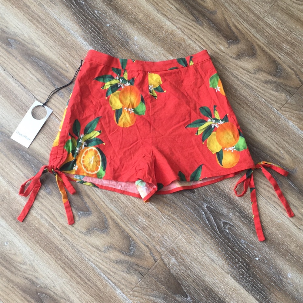 Privacy Please Gardens Shorts Blood Orange Citrus